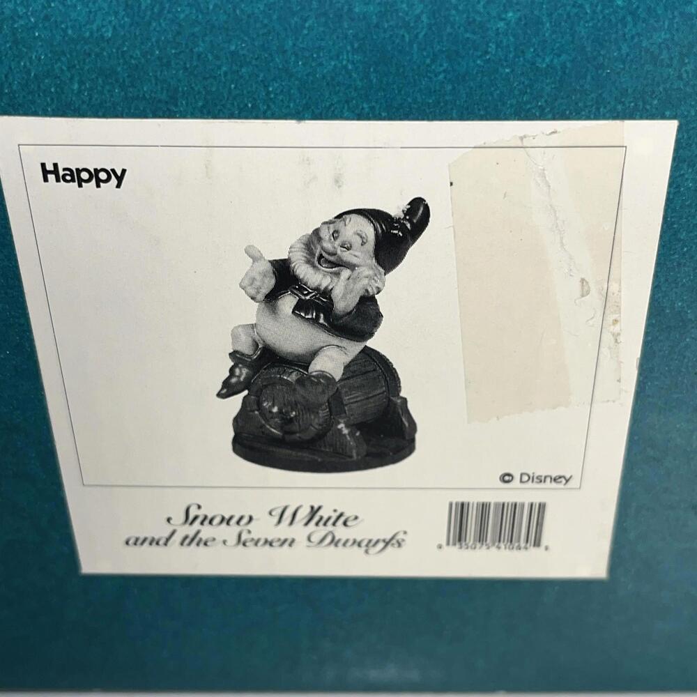 Walt Disney Collection “Happy, that’s me!” Figurine Original Box And COA - Picture 10 of 10
